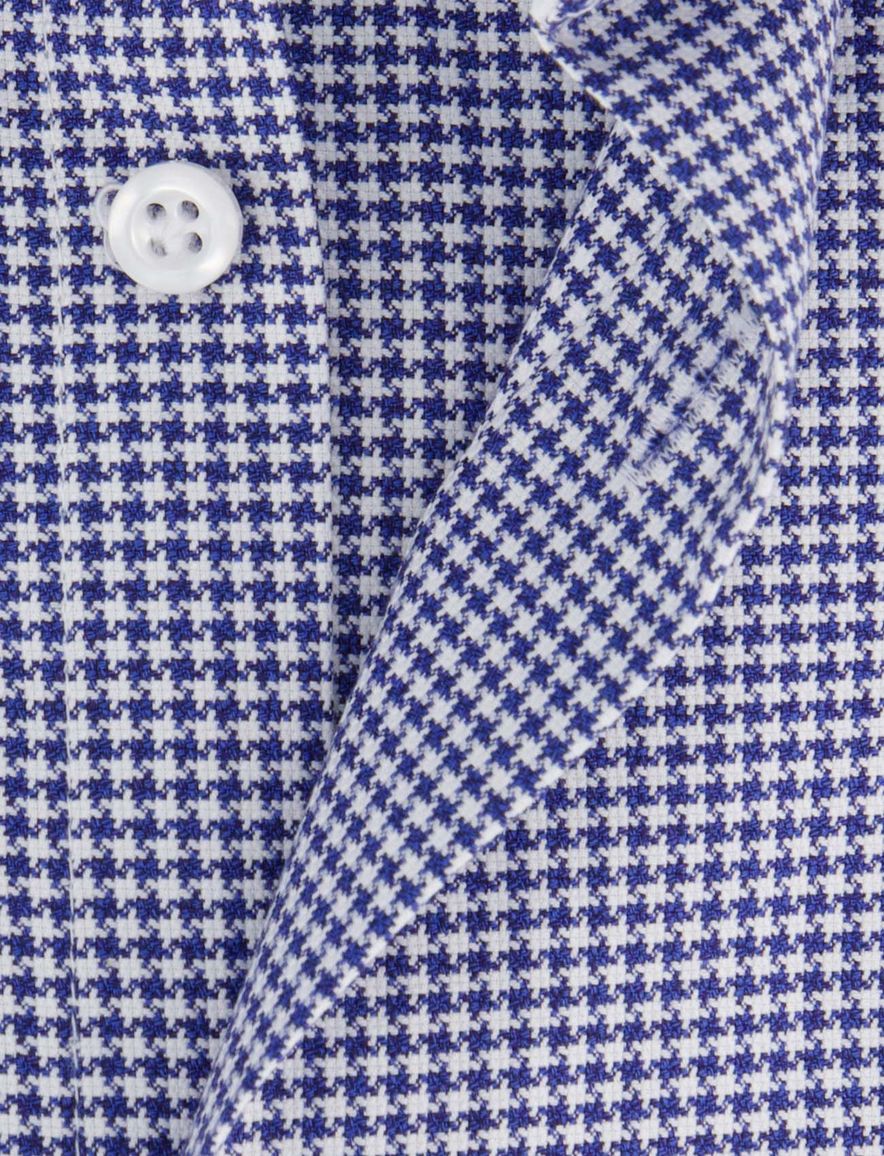 John Miller tailored fit overhemd ml7 blauw