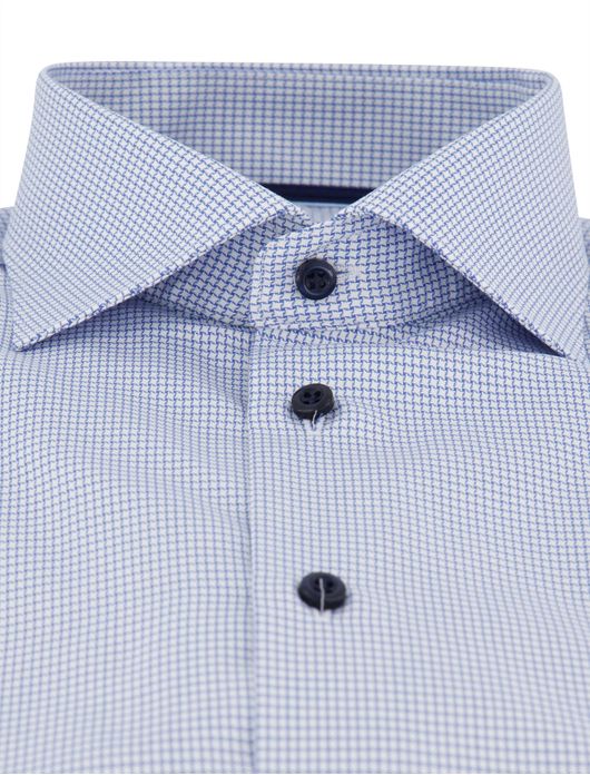 John Miller overhemd geprint blauw