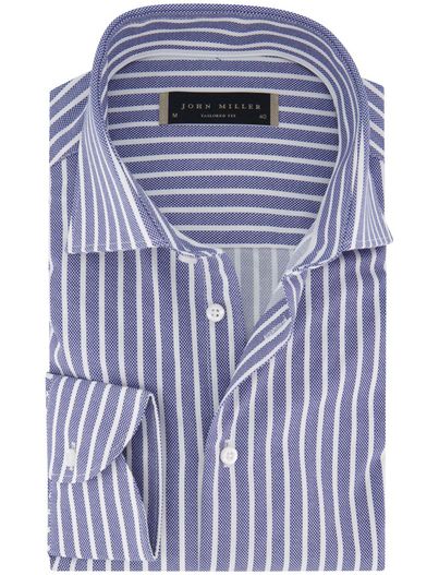 John Miller katoenen John Miller tailored fit overhemd ml7 gestreept
