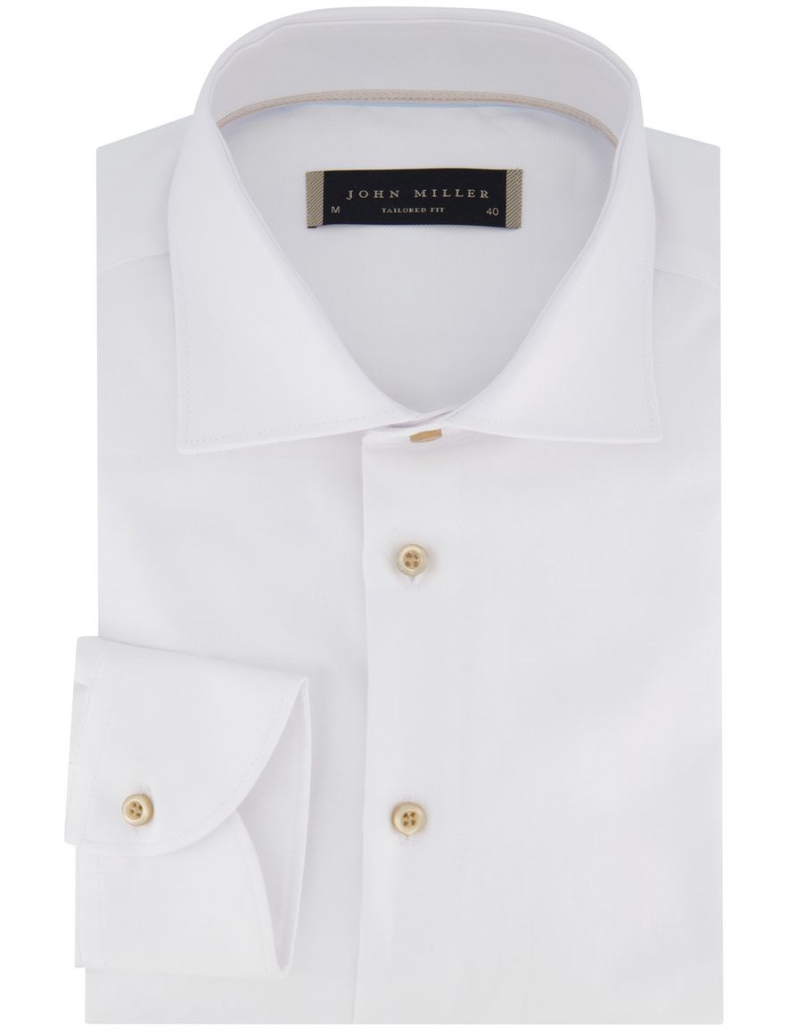 John Miller overhemd wit ml 7