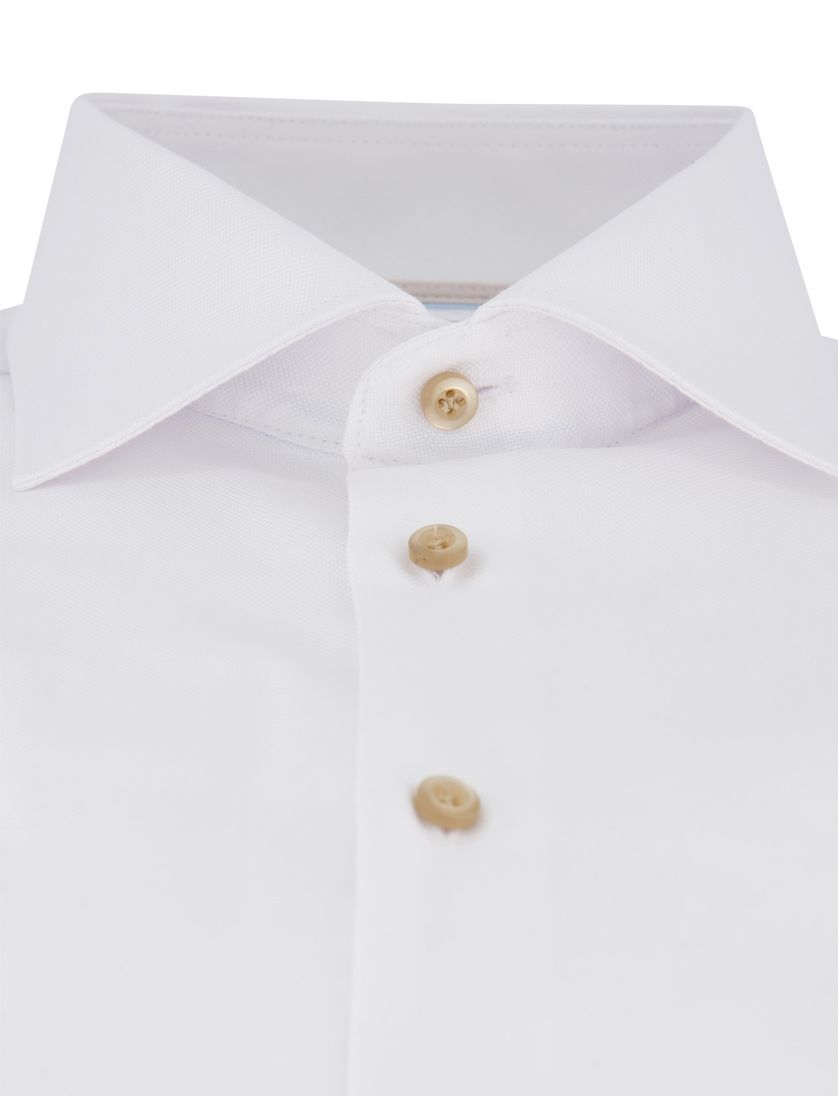 overhemd John Miller wit ml 7 katoen