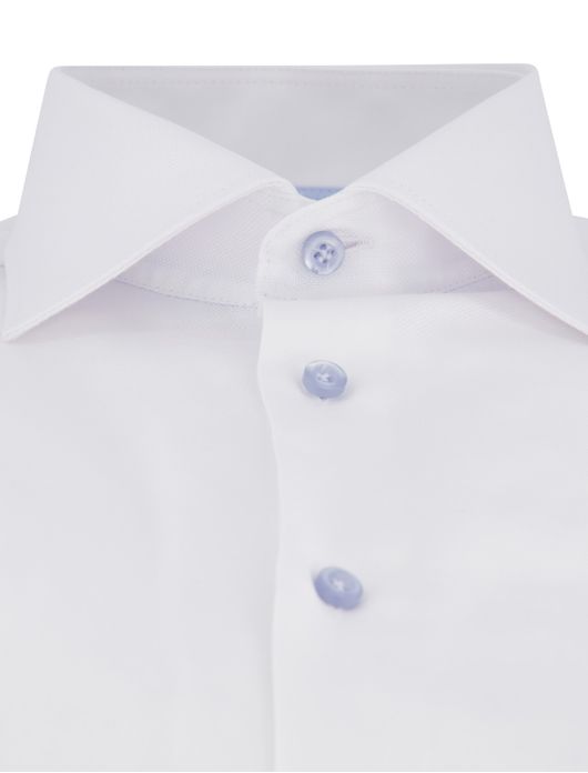 John Miller tailored fit overhemd ml7 wit