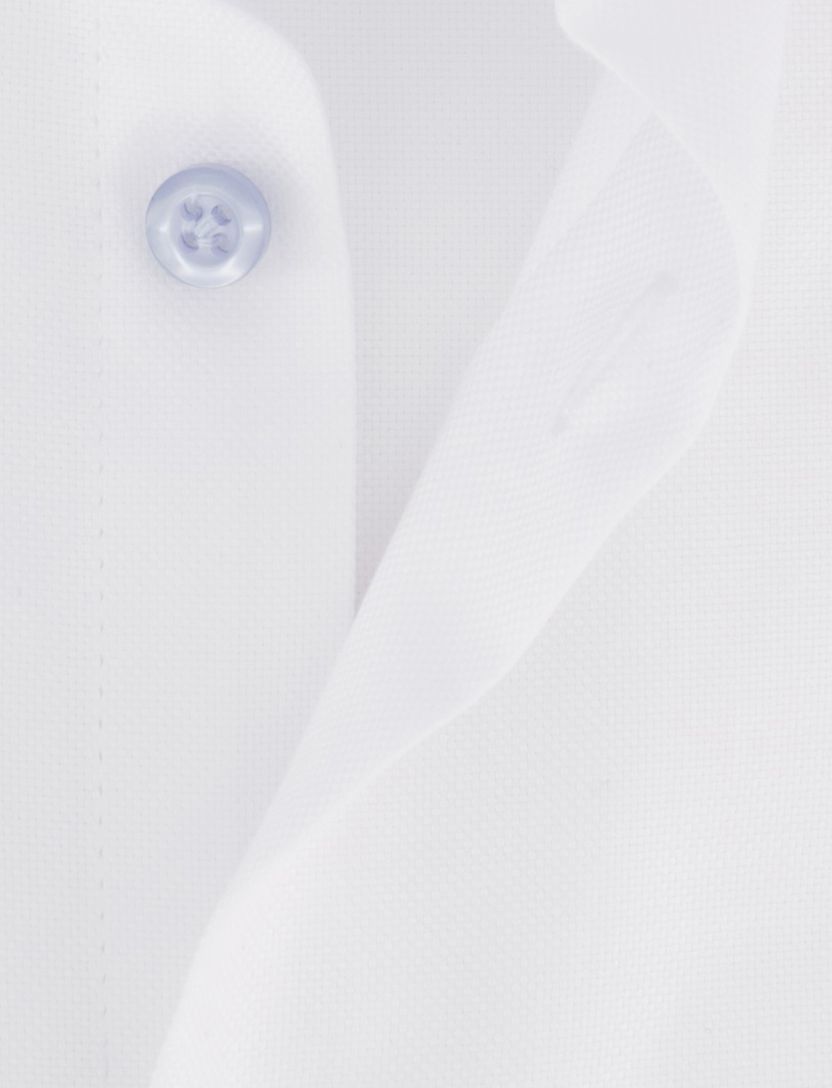 John Miller tailored fit overhemd ml7 wit effen