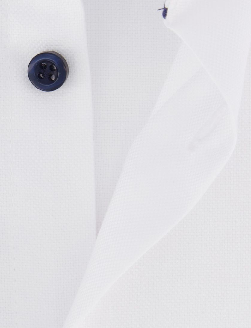 John Miller tailored fit overhemd wit katoen