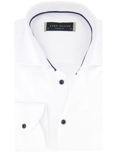 John Miller John Miller overhemd wit tailored fit ml7