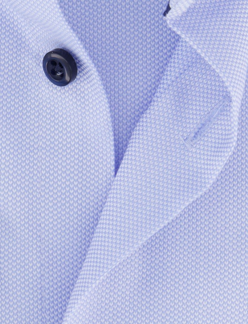 John Miller normale fit overhemd blauw effen