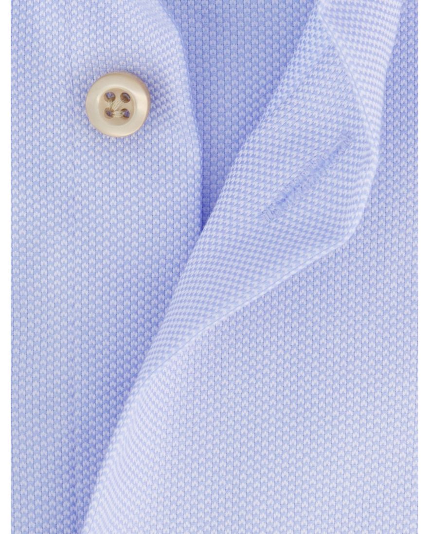 John Miller tailored fit overhemd lichtblauw effen