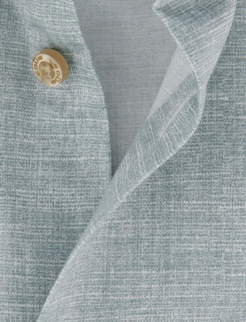 Ledub modern fit overhemd groen effen