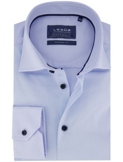 Ledub Ledub overhemd ml 7 blauw
