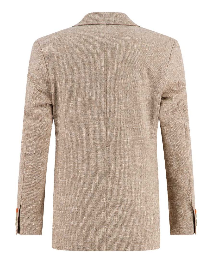 A Fish Named Fred colbert beige gemeleerd slim fit