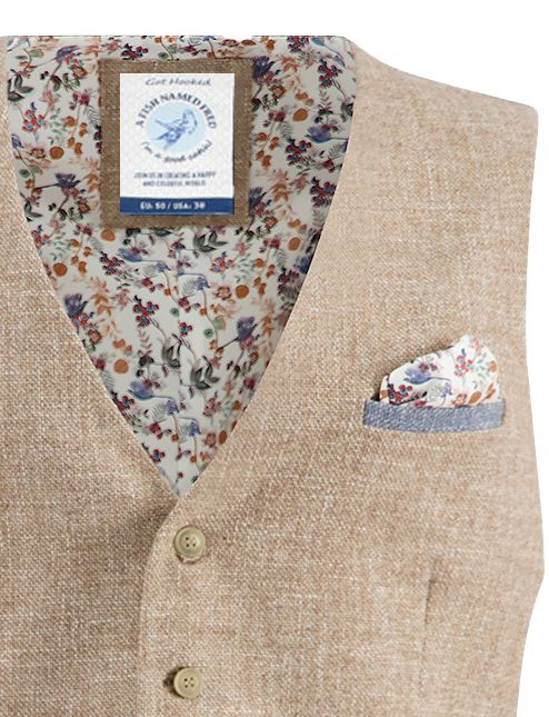 A Fish Named Fred gilet beige