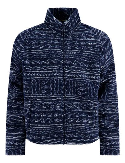 A Fish Named Fred A Fish Named Fred fleece jas donkerblauw geprint