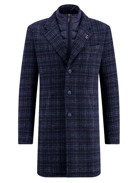 A Fish Named Fred manteljas donkerblauw