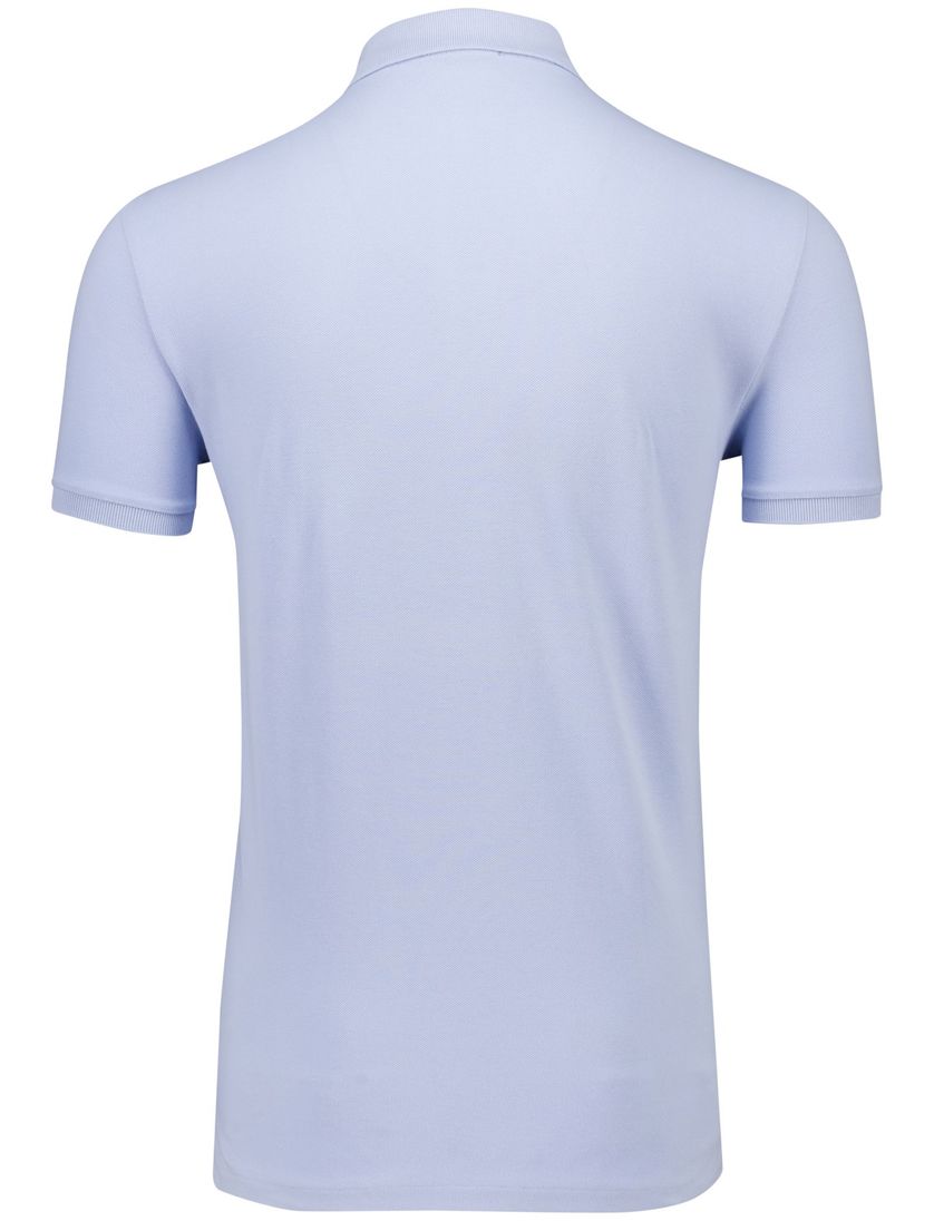 Polo Ralph Lauren custom slim fit polo lichtblauw katoen