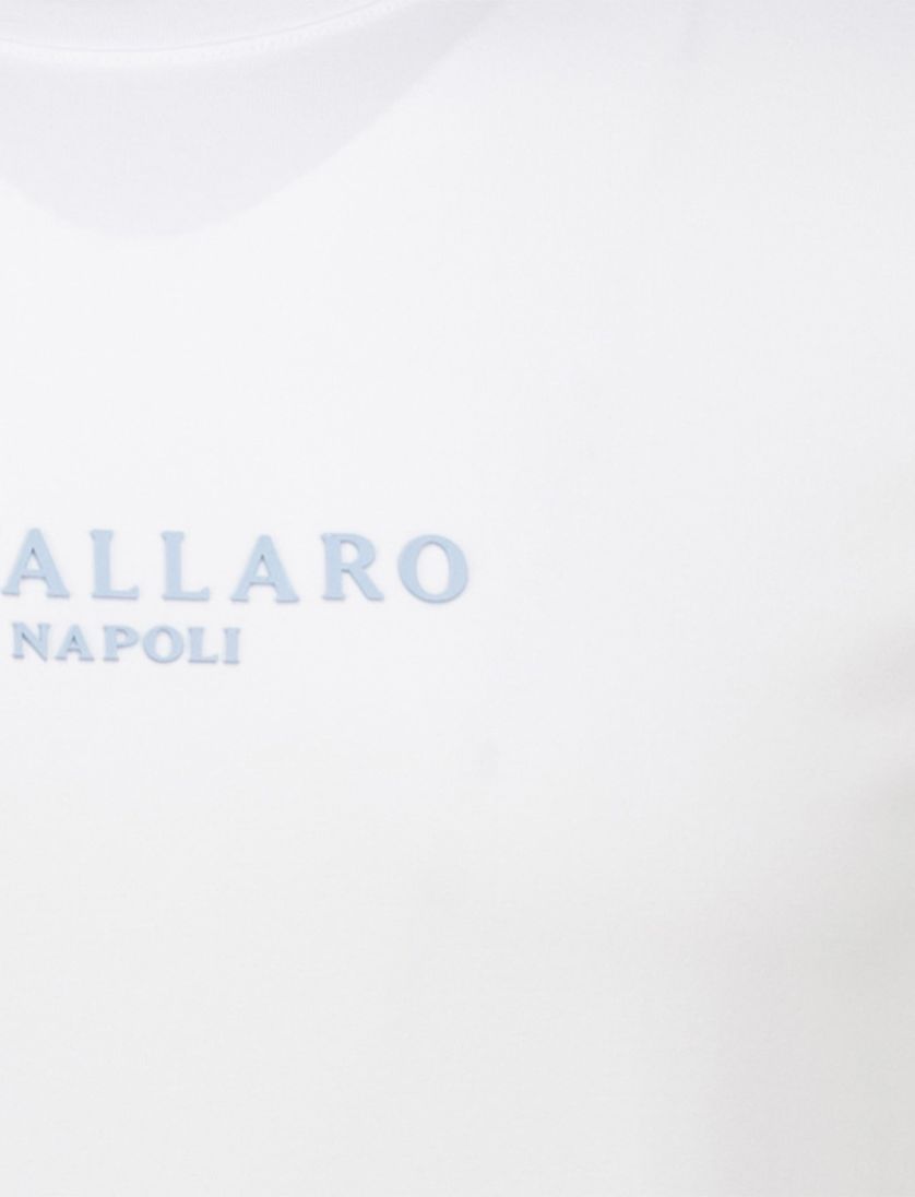 Cavallaro wit t-shirt ronde hals katoen