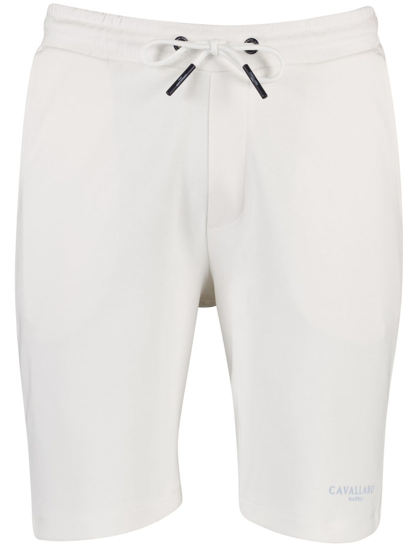 bermuda Cavallaro Neapolis wit effen katoen