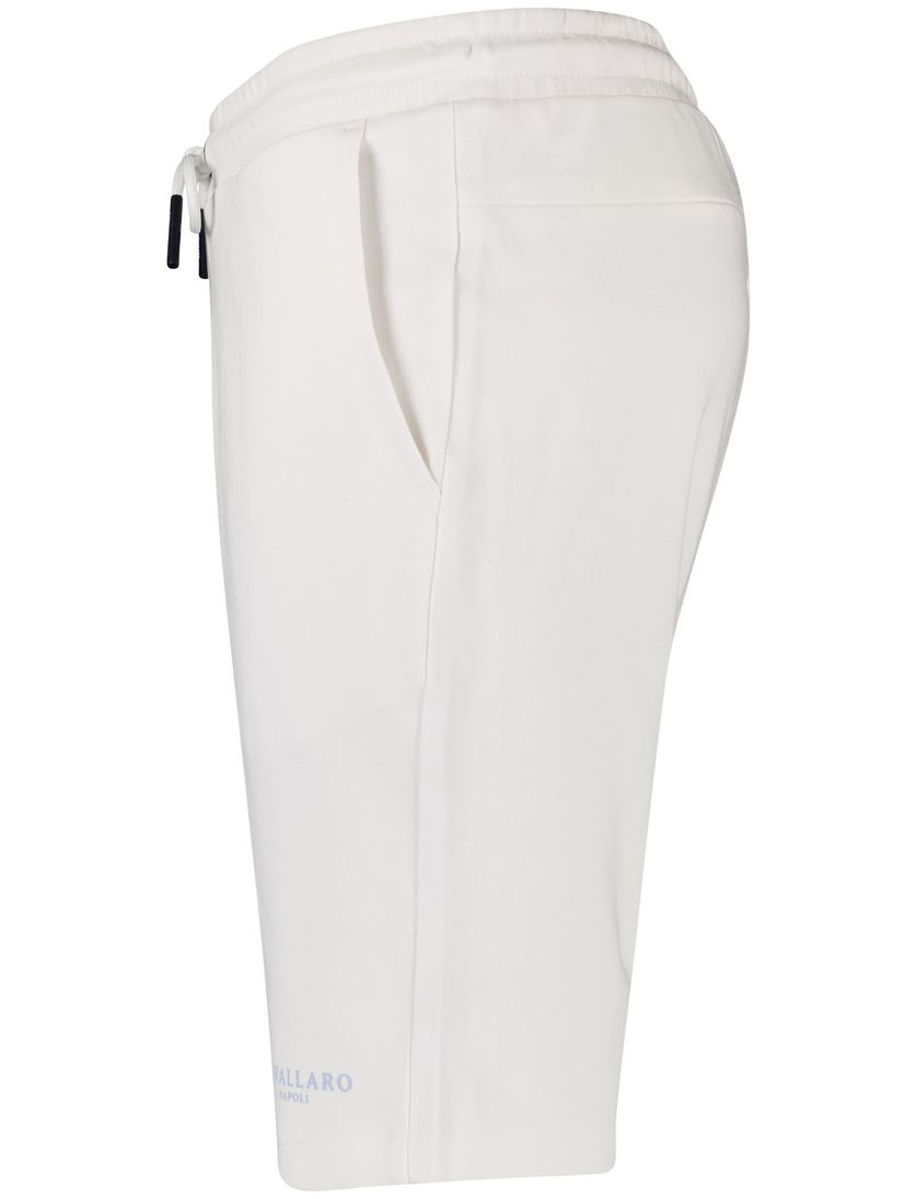 bermuda Cavallaro Neapolis wit effen katoen