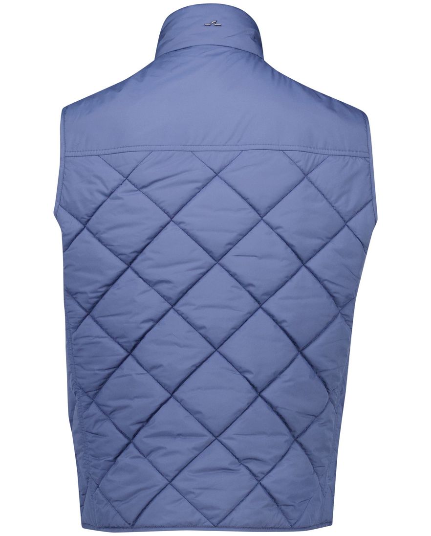 Paul & Shark bodywarmer effen blauw waterdicht polyester