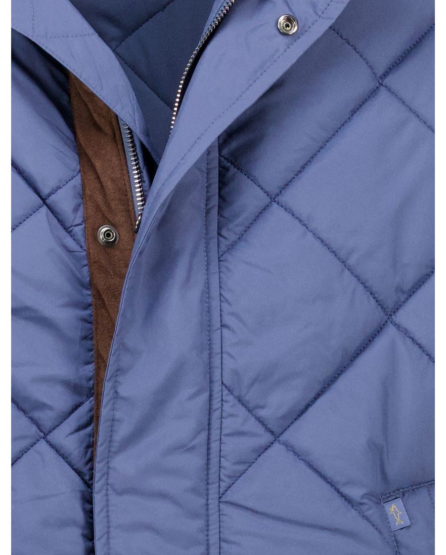 Paul & Shark bodywarmer effen blauw waterdicht polyester