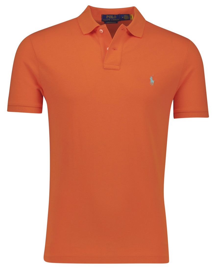 Polo Ralph Lauren polo oranje effen pique