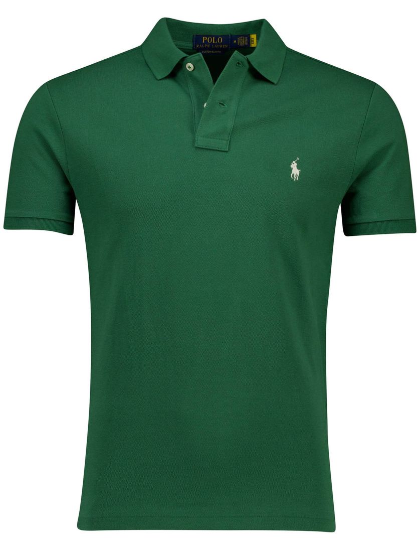 Polo Ralph Lauren polo groen effen korte mouw katoen