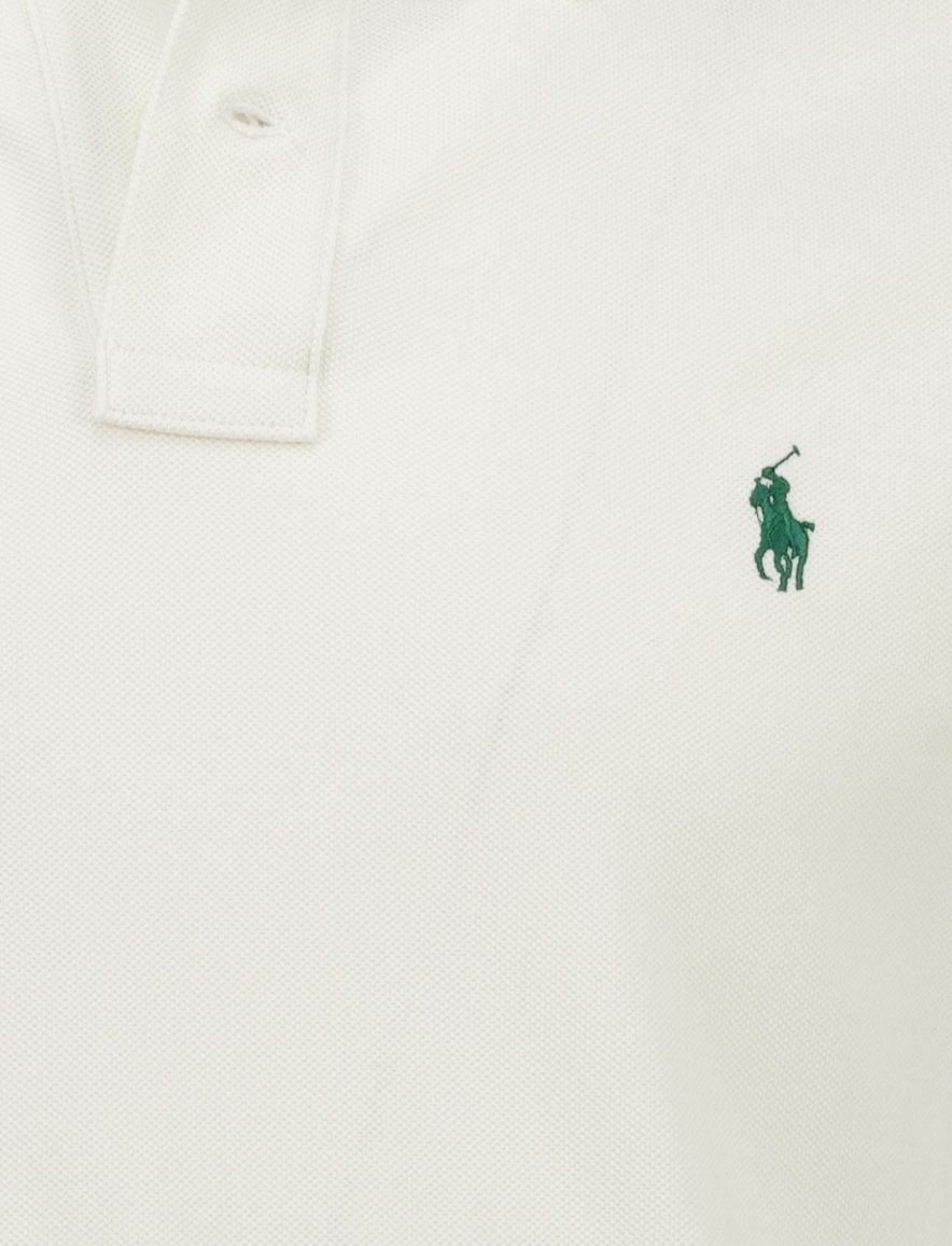 Polo Ralph Lauren polo ecru effen pique