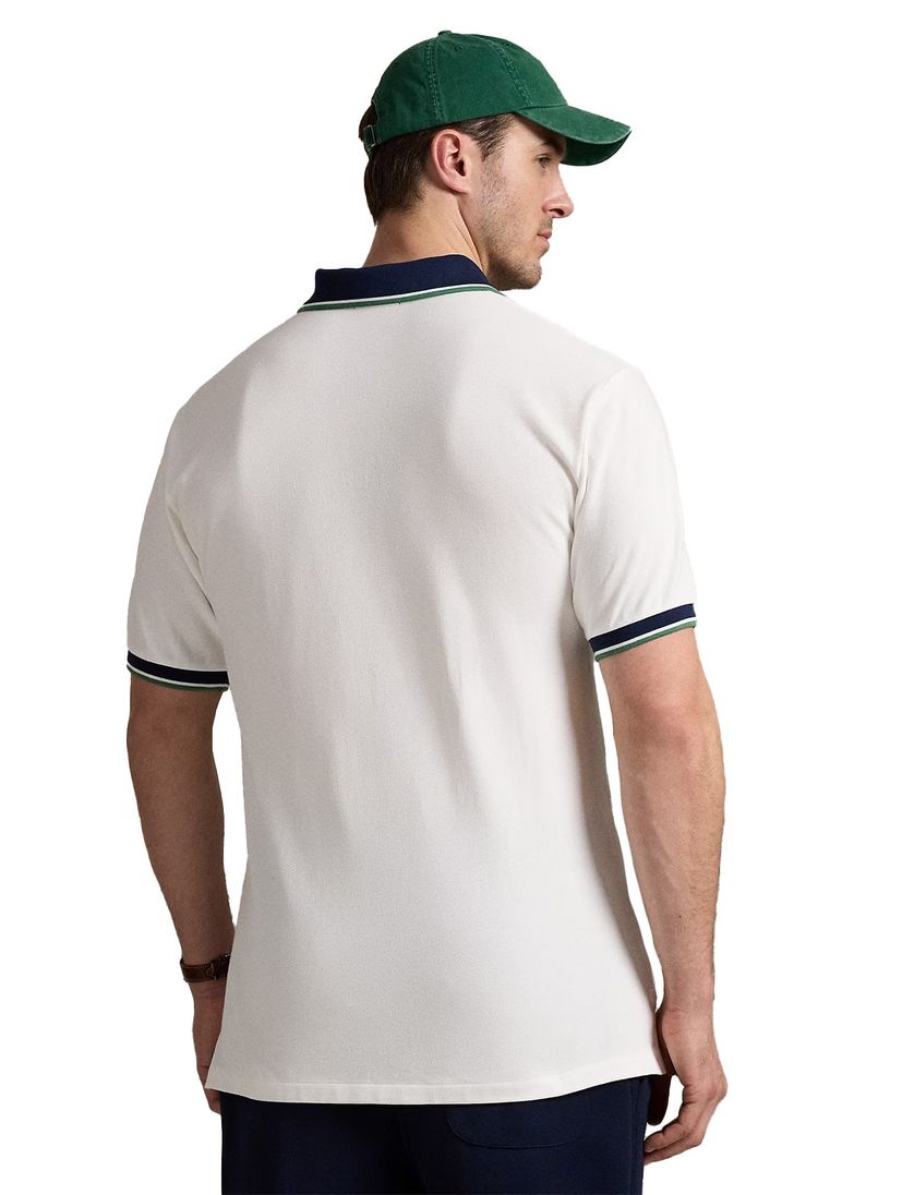 Polo Ralph Lauren polo wit groen Big & Tall