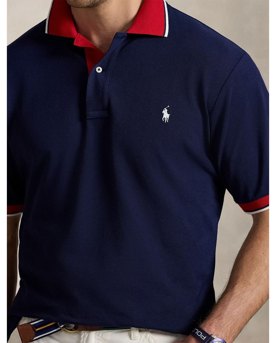 Polo Ralph Lauren polo donkerblauw rood Big & Tall