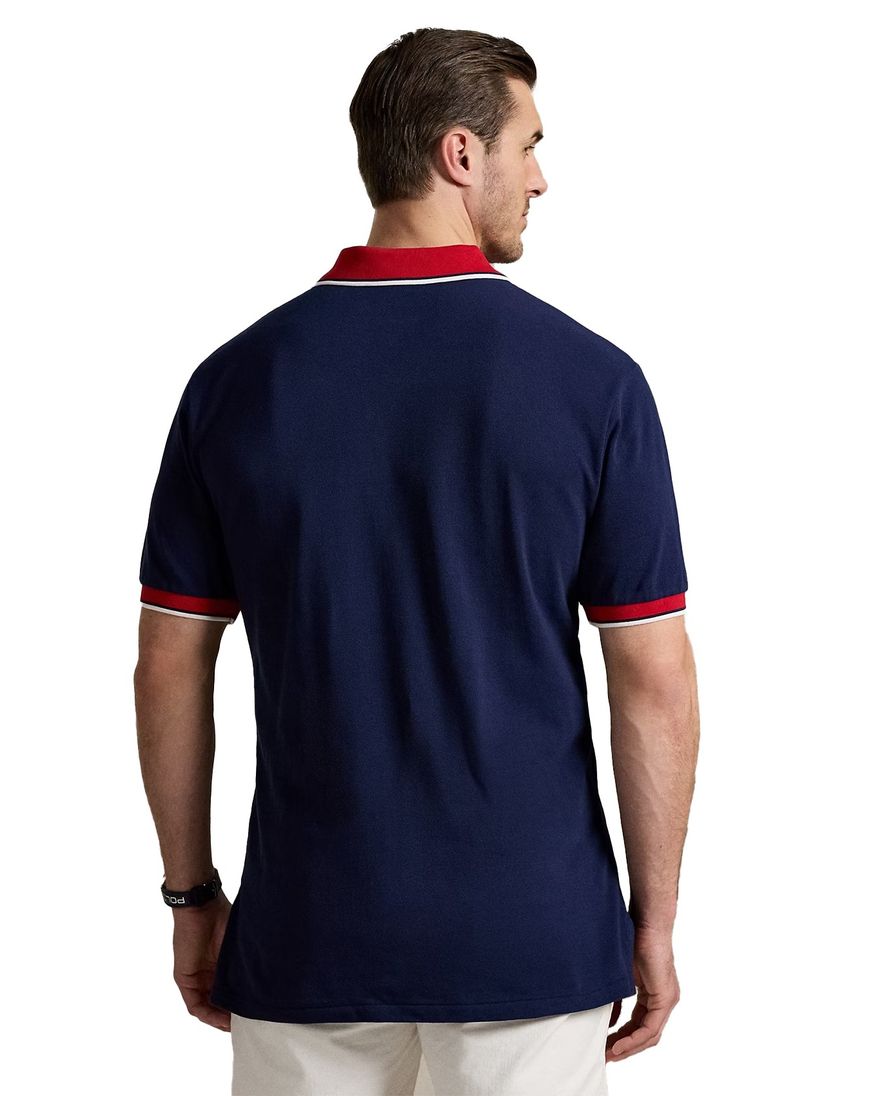 Polo Ralph Lauren polo donkerblauw rood Big & Tall