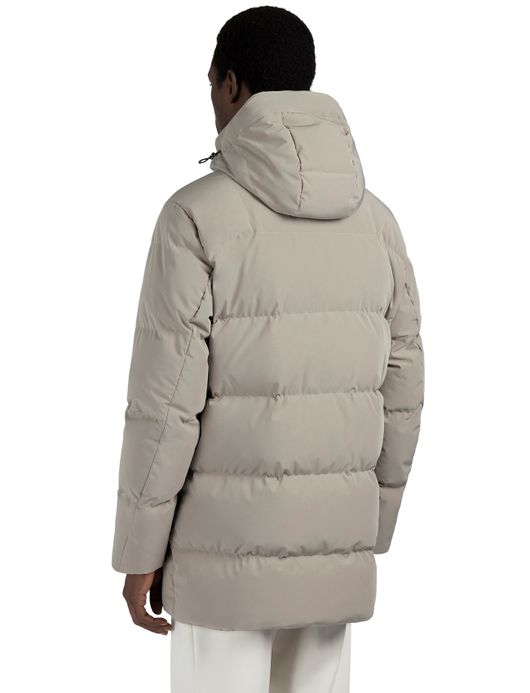 Paul & Shark winterjas beige typhoon effen wijde fit