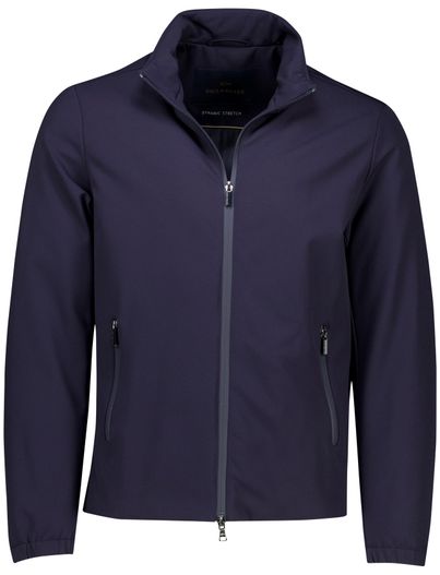 Paul & Shark Paul & Shark tussenjas donkerblauw polyamide effen wijde fit