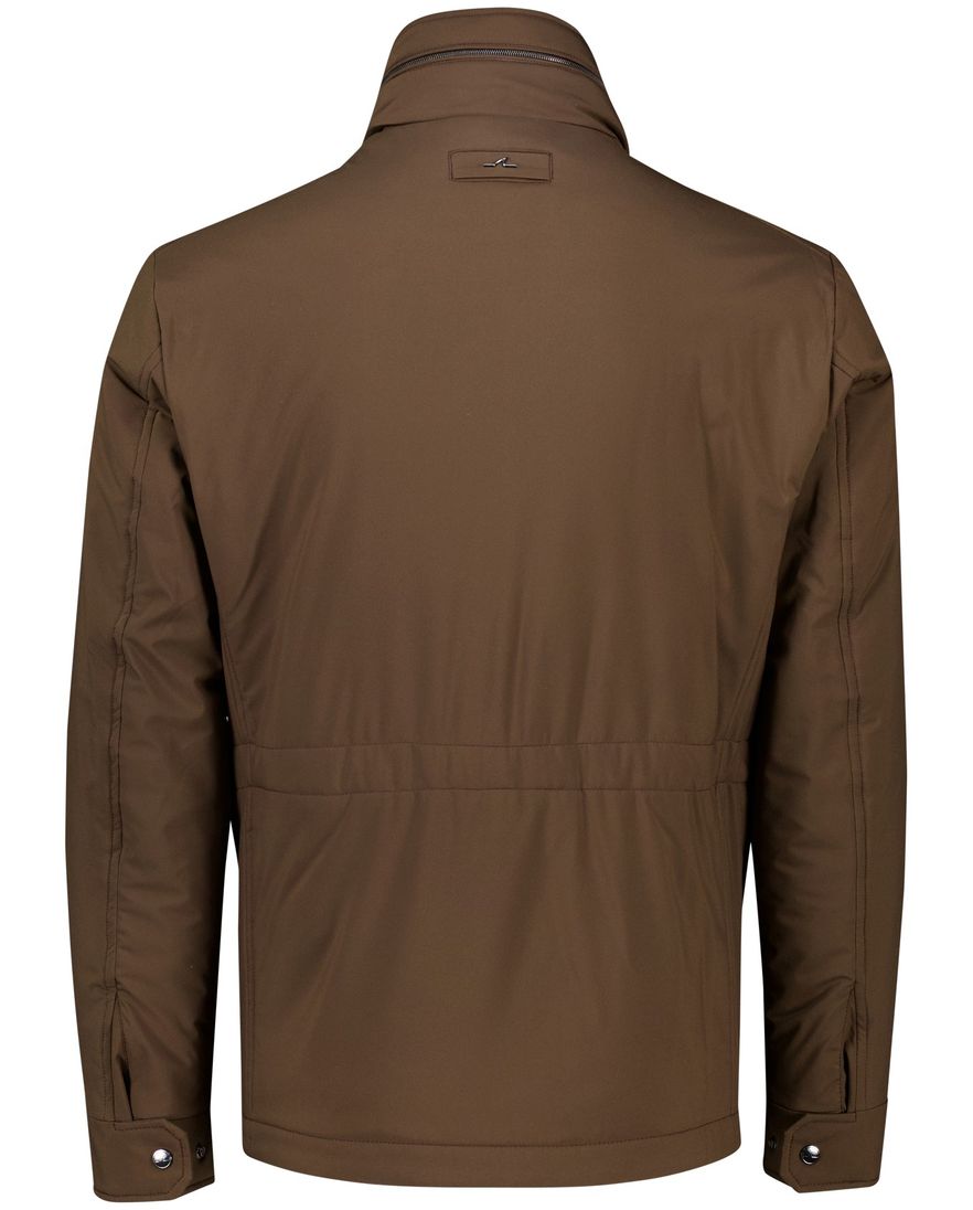 Paul & Shark tussenjas bruin Platinum waterdicht polyester