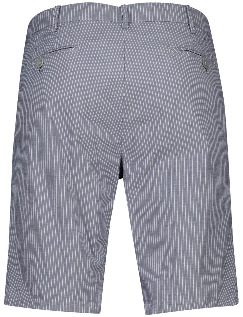 Meyer bermuda grijs gestreept