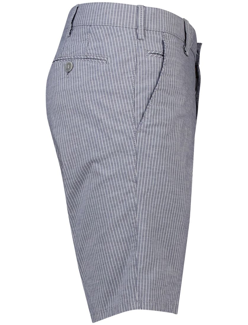 Meyer bermuda grijs gestreept