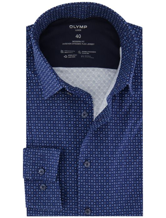 Olymp overhemd donkerblauw modern fit