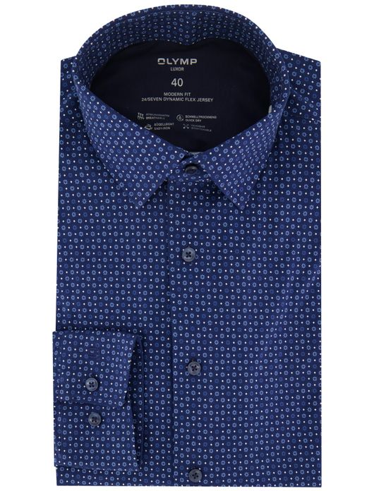 Olymp overhemd donkerblauw modern fit
