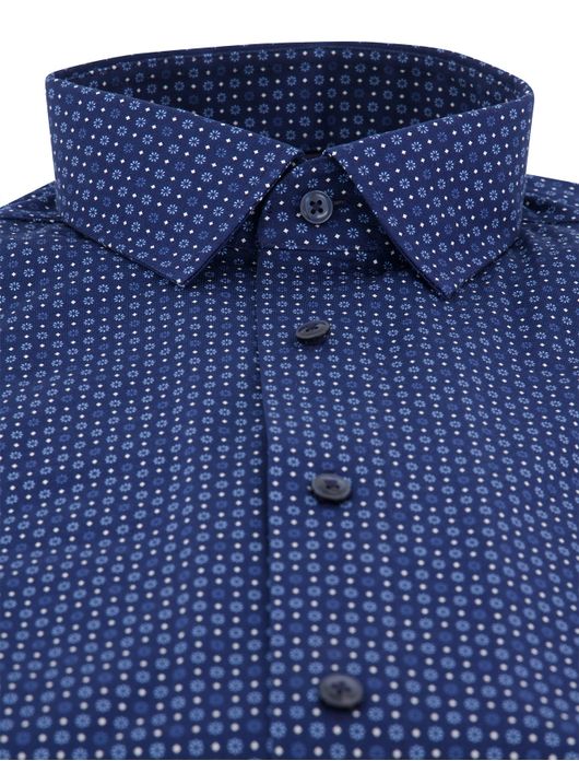 Olymp overhemd donkerblauw modern fit