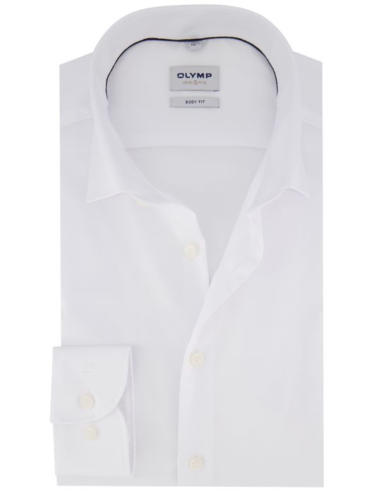 Olymp overhemd wit effen