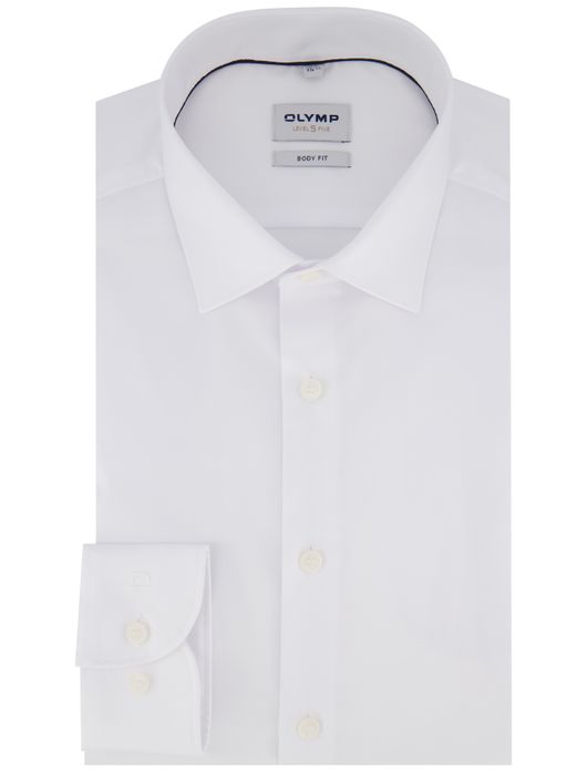 Olymp overhemd wit effen