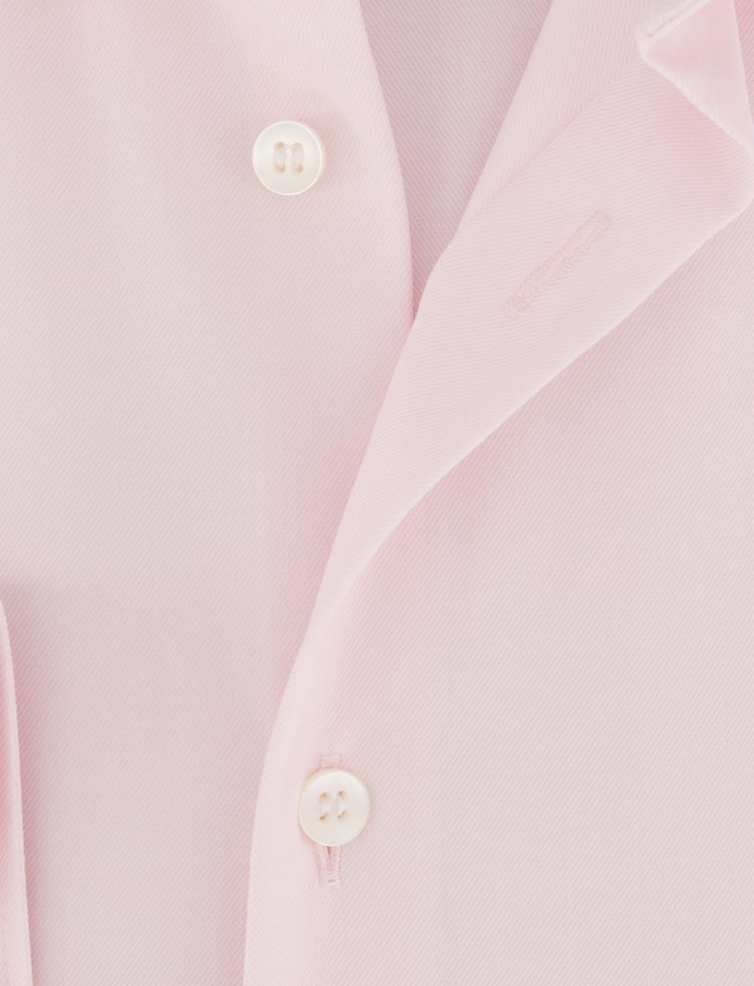 Olymp overhemd roze body fit semi-wide collar