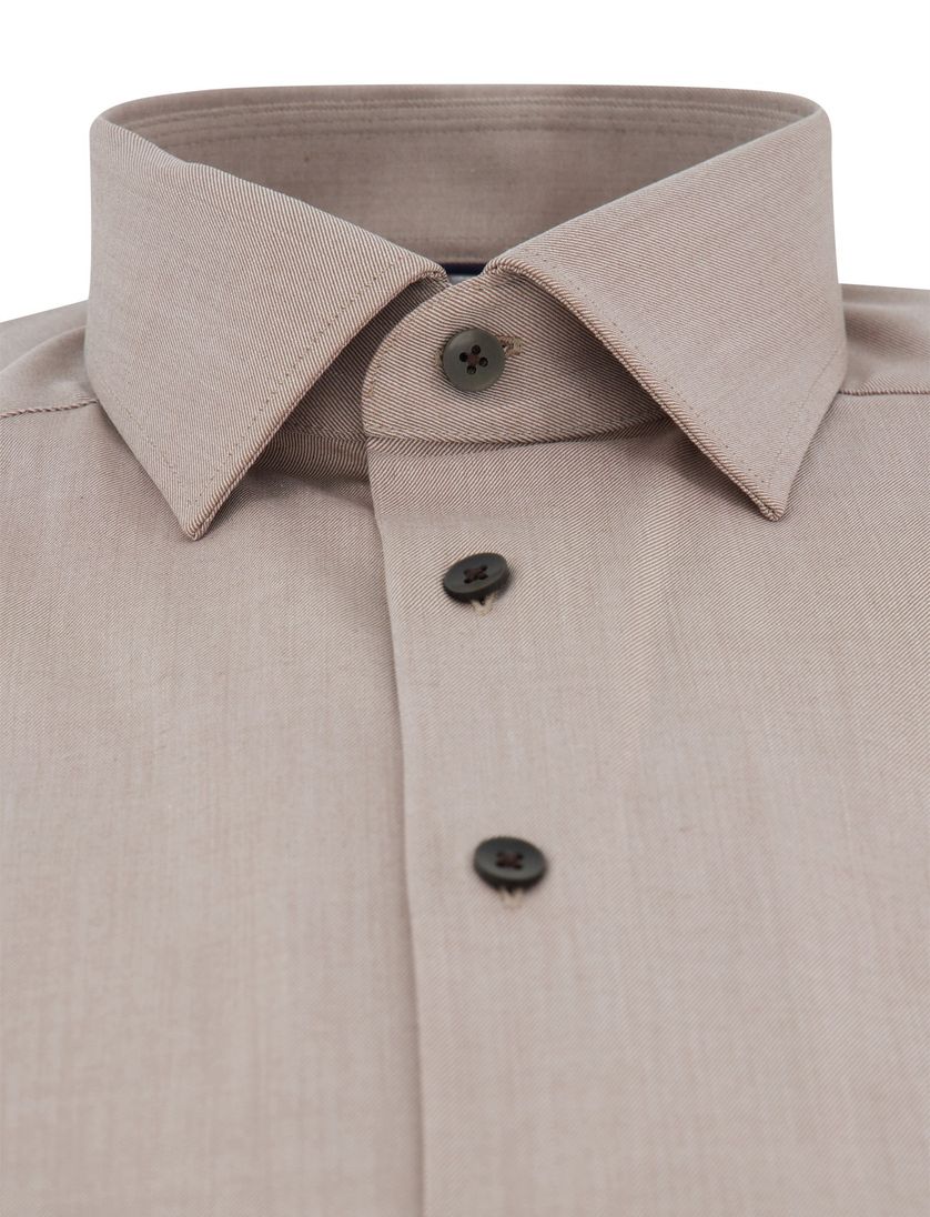 business overhemd Olymp Luxor Comfort Fit bruin