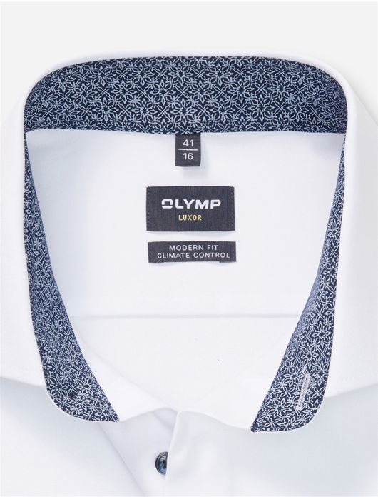 Olymp overhemd lichtblauw katoen