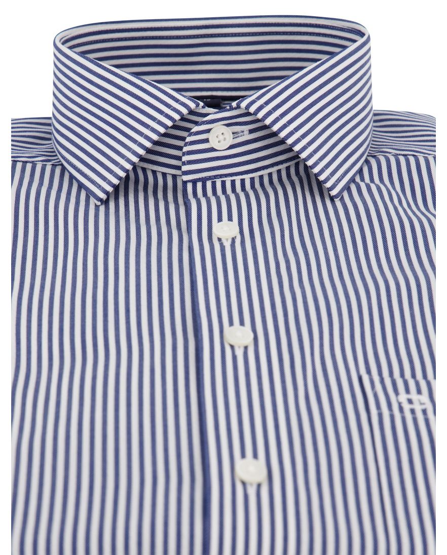 Olymp Luxor Modern Fit zakelijk overhemd donkerblauw