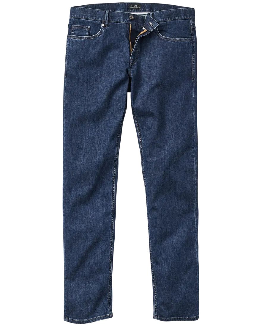 denim Hiltl Pantalon 5-p donkerblauw normale fit