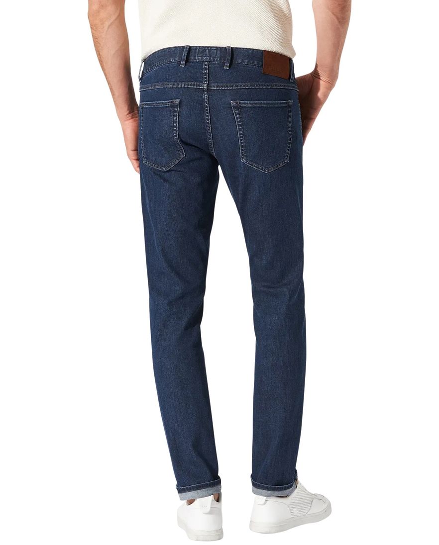 denim Hiltl Pantalon 5-p donkerblauw normale fit