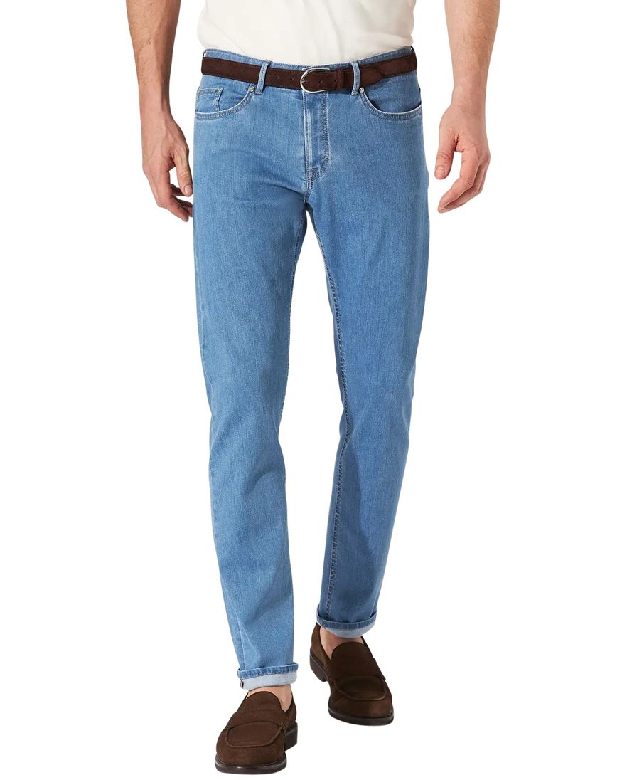 Hiltl Pantalon 5-p lichtblauw denim normale fit