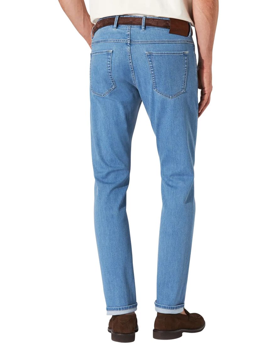 Hiltl Pantalon 5-p lichtblauw denim normale fit