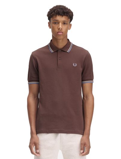 Fred Perry Fred Perry polo bruin katoen