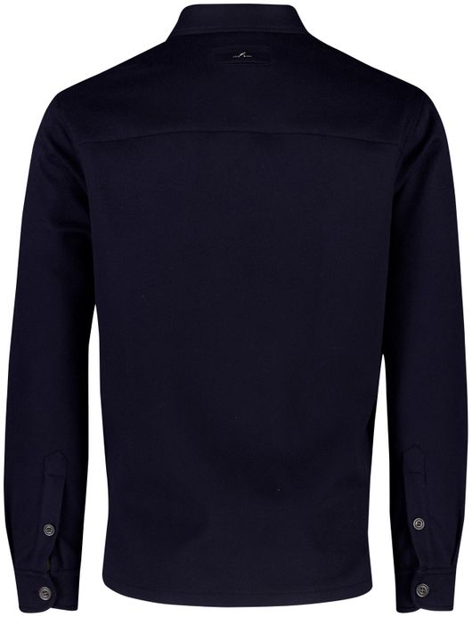 Paul & Shark overshirt donkerblauw kasjmier