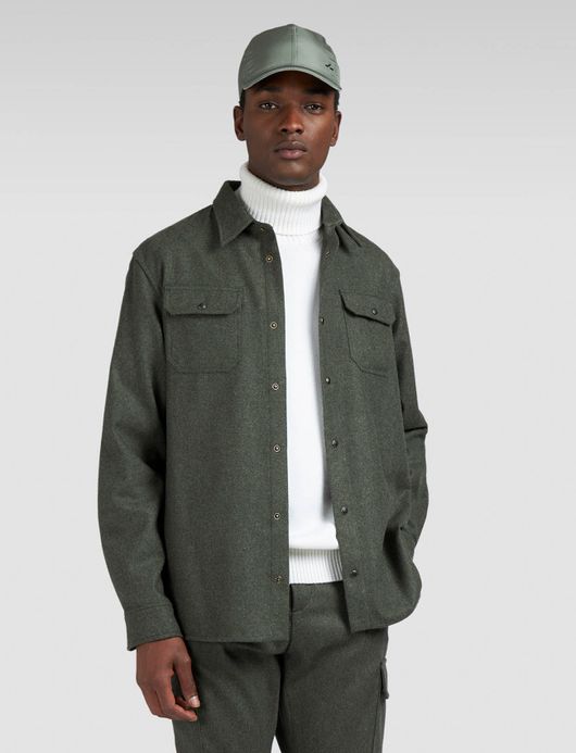 Paul & Shark overhemd blauw katoen met borstzak